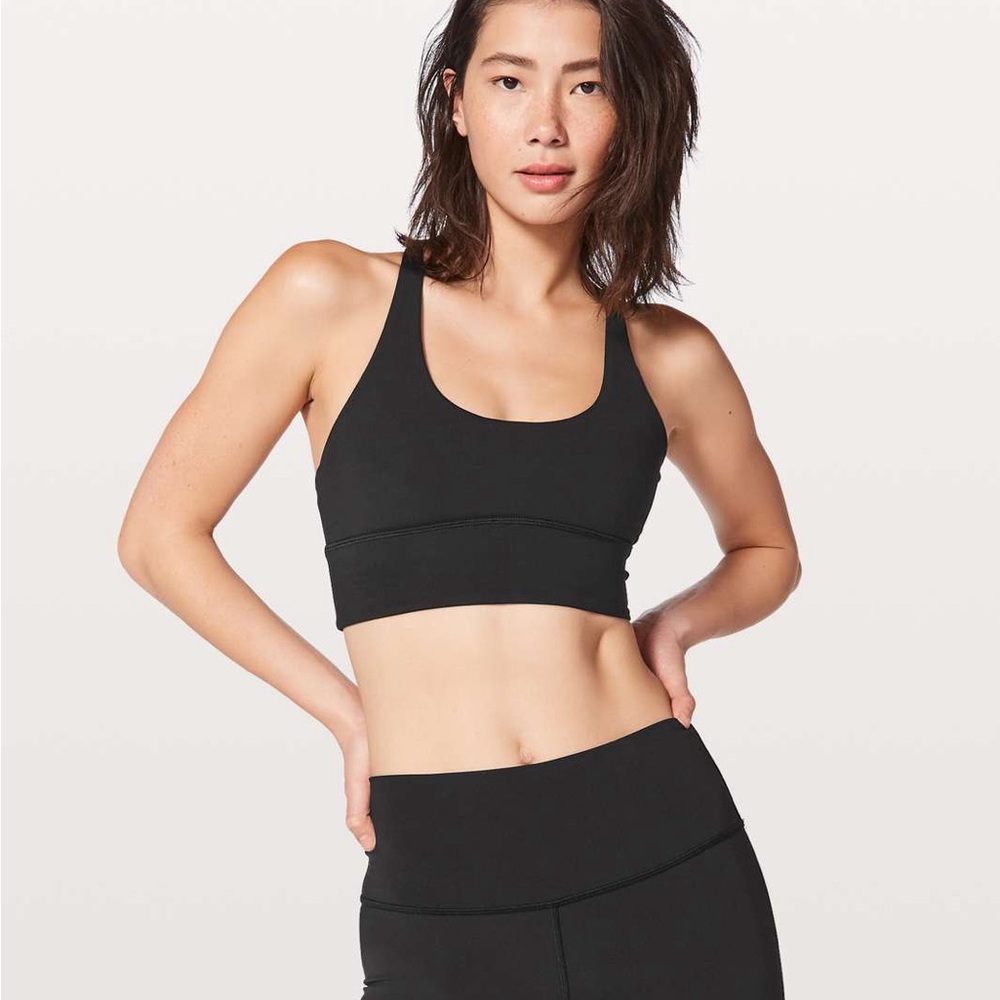 Lululemon Athletica Free to Be Black Sports Bra